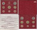 Vatican City State Set of 8 coins from a proof set - 2004 - Pope John Paul II -