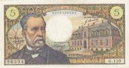 France 5 francs 5 Francs - Pasteur 04-09-1969 - Serial G.110 -