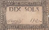 France 10 sols 10 sols - 1791 - Department Rhone - Roanne -