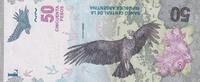 Argentina 50 pesos 50 Pesos Condor - Montagne - 2020 (format vertical) - Letter B -