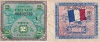 France 2 francs 2 Francs - Allied Military Currency - 1944 - Serial X - P.114 -