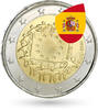 Spain 2 2 Euros Commémo. 2015 - 30 years of the European flag -
