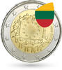 Lithuania 2 2 Euros Commémo. 2015 - 30 years of the European flag -