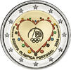 Portugal 2 euros Portugal at the Olympic Games Paris 2024 - 2 euros commémo. Proof Color 2024 -