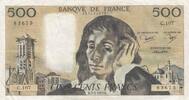 France 500 francs 500 francs - Pascal - 07-06-1979 - Serial E.107 -