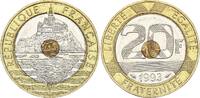 France 20 francs 20 Francs Mont Saint-Michel - 1993 - VF - Bimetal -