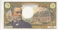 France 5 francs 5 Francs Pasteur01-08-1968 - Serial F.80 -