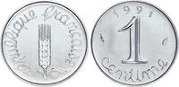 France 1 centime 1 centime Epi - 1991 BU frappe médaille -