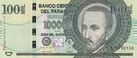 Paraguay 100000 guaranies 100000 Guaranies San Roque Gonzalez de Santa Cruz - 2021 52024° - Serial K -