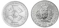 San Marino 10 euros 100 years of the Equestrian Order of Saint Agathe - 10 Euros Silver 2023 -