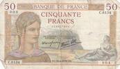 France 50 francs 50 Francs Ceres - 28-04-1938 - Serial C.8134 -