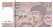 France 20 francs 20 Francs Debussy - 1997 - Serial U.060 -