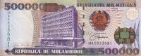 Mozambique 500000 meticais 500000 Meticais Bank of Mozambique - Workers - 16-06-2003 - Series HA -