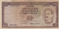 Timor 100 escudos 100 Escudos - Jose Celestino Da Silva - Timor - 02-01-1959 -