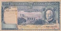 Angola 1000 escudos 1000 Escudos - A. Tomas - dam - 10-06-1970 - Serial 63aA -