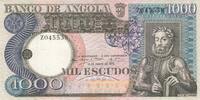 Angola 1000 escudos 1000 Escudos - L. de Camoes - Waterfalls - 10-06-1973 - Serial Z0 -