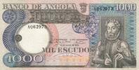 Angola 1000 escudos 1000 Escudos - L. de Camoes - Waterfalls - 10-06-1973 - Serial AQ -