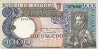 Angola 1000 escudos 1000 Escudos - L. de Camoes - Waterfalls - 10-06-1973 - Serial AZ -