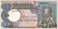 Angola 1000 escudos 1000 Escudos - L. de Camoes - Waterfalls - 10-06-1973 - Serial ZR -