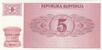 Slovenia 5 tolar 5 Tolar - Mountain - 1990 - Serial AL -