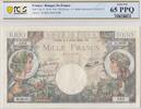 France 1000 francs 1000 Francs - Commerce and Industry - 06-07-1944 Serial D.3620 -