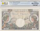 France 1000 francs 1000 Francs - Commerce and Industry - 06-07-1944 Serial D.3620 -