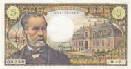 France 5 francs 5 Francs Pasteur - 04-11-1966 - Serial O.45 -