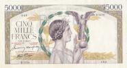 France 5000 francs 5000 Francs - Victory - 11-02-1943 - Serial B.1170 -