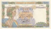 France 500 francs 500 Francs - The peace- 01-10-1942 - Serial U.6902 -