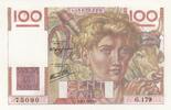 France 100 francs 100 Francs - Young farmer - 09-01-1947 - Serial G.179 -