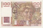 France 100 francs 100 Francs - Young Farmer - 02-10-1952 - Serial Q.489 -