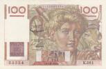 France 100 francs 100 Francs - Young Farmer - 01-10-1953 - Serial K.561 -