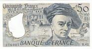 France 50 francs 50 Francs - Quentin de la Tour - 1990 - Serial H.62 -