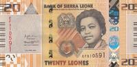 Sierra Leone 20 leones 20 Leones - Constance Cummings - John - 27-04-2022 - Serial EF -