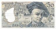 France 50 francs 50 Francs - Quentin de la Tour - 1986 - Serial C.45 -