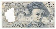 France 50 francs 50 Francs - Quentin de la Tour - 1988 - Serial P.53 -