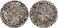 France 2 francs 2 Francs Ceres - 1870 Small A Paris - Silver -