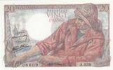 France 20 francs 20 Francs - Fisher - 05-07-1945 - Serial A.139 -