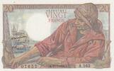 France 20 francs 20 Francs - Fisher - 29-01-1948 - Serial A.163 -