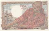 France 20 francs 20 Francs - fisherman - 10-03-1949 - Serial N.213 -