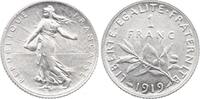 France 1 franc 1 Franc - Sower - 1919 - Silver -