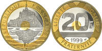France 20 francs 20 Francs Mont Saint-Michel - 1999 - BU -