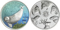 Greece 5 euros 5 Euros 2024 BU Color - Mediterranean monk seal -