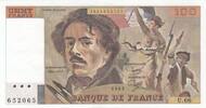 France 100 francs 100 Francs Delacroix - 1983 - Serial U.66 -