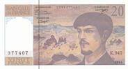 France 20 francs 20 Francs - Debussy - 1995 - Serial K.047 -