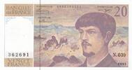France 20 francs 20 Francs - Debussy - 1993 - Serial N.039 -
