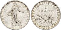 France 1 franc 1 Franc - Sower - 1916 - Silver -