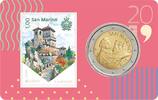 San Marino 2 euros Coincard n°04 + Stamp - 2 Euros 2019 -