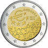 Andorra 2 euros 2 Euros commemo. 2022 - 10 years of the agreement between Andorra and the EU -