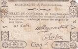 France 5 sous 5 sous - Puy de dôme - Municipality of Pont du château - 1792 -
